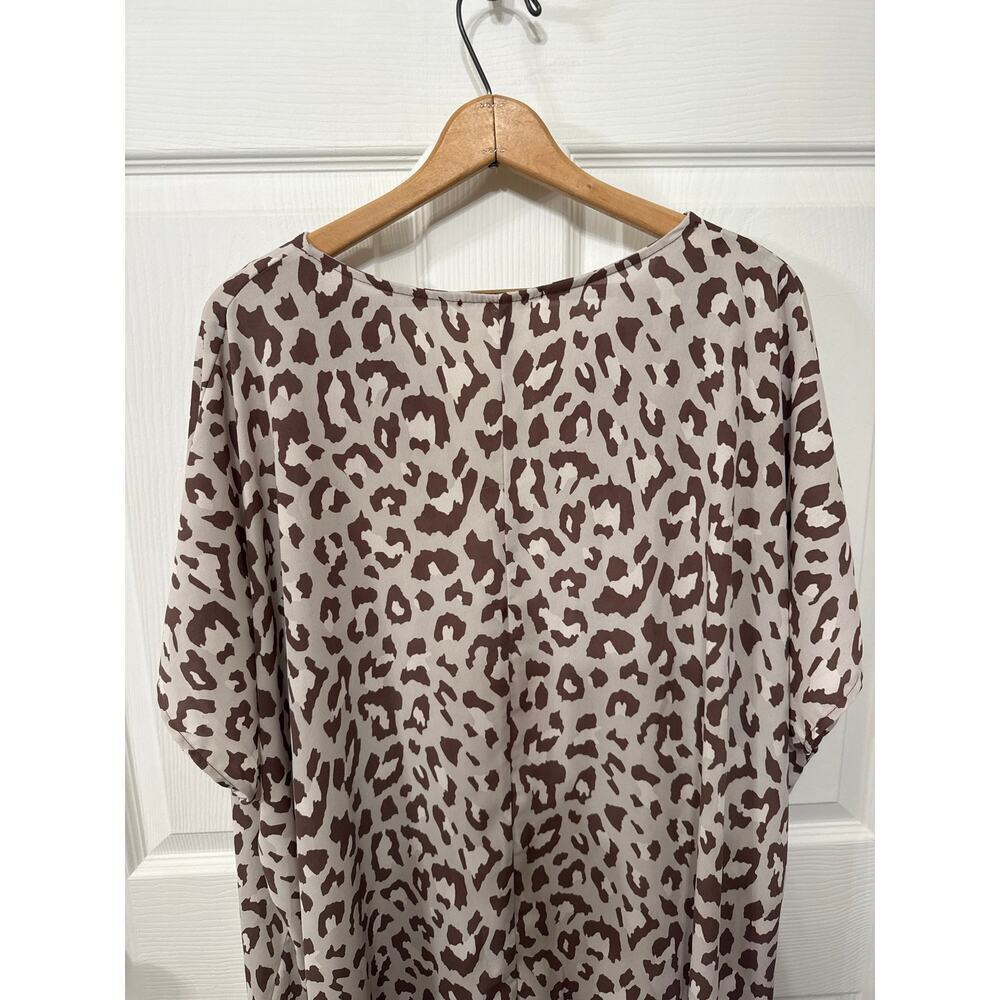Carmela Real Love Cheetah Hi-Low Flowy Tunic Coverup, sz M - Picture 8 of 8